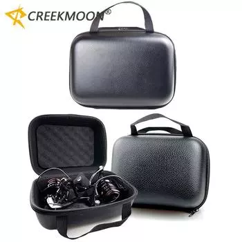 S/M/L спиннинговая рыболовная сумка чехол PU чехол для рыболовной катушки противоударный водонепроницаемый чехол для хранения рыболовных снастей для 1-2 рыболовных катушек S