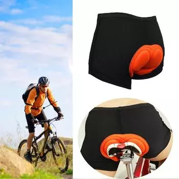 S/M/L/XL/2XL/3XL мягкие велосипедные шорты для езды на горном велосипеде, штаны для езды на велосипеде, нижнее белье для мужчин и женщин, унисекс 2XL оранжевый