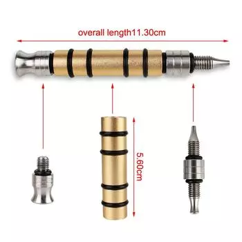 С магнитом, инструмент для ремонта вмятин на листовом металле, неокрашенный подъемный инструмент, набор для перьевого молотка, инструмент для ремонта вмятин на автомобиле, титановый сплав жёлтый