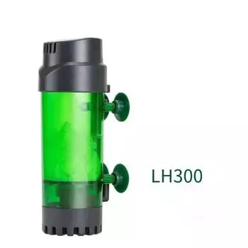 С мощной присоской Аквариумный фильтр с псевдоожиженным слоем Зеленые биогубки Аквариум LH300