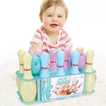 с мультяшной наклейкой, экологически чистый, без цветового запаха, яркое взаимодействие родителей и детей, боулинг