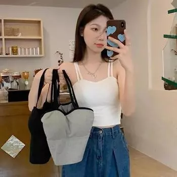 С нагрудной подкладкой, жилет-слинг, женская верхняя одежда, внутренняя посадка, красивое нижнее белье для спины, облегающий спортивный топ без рукавов, женский average size [80-67.5 kg]