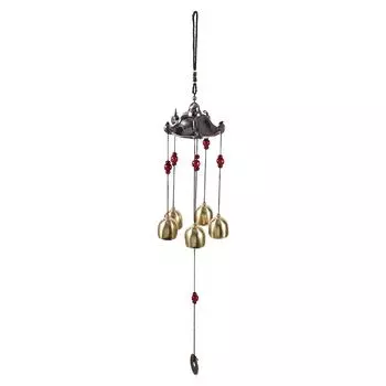 С наилучшими пожеланиями, металлический колокольчик для подвешивания ветрового колокольчика для сада, классического павильона