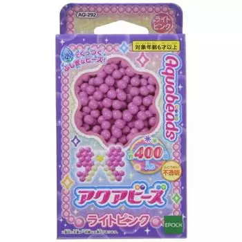 [С наклейкой с сообщением] Бусины Aquabeads (продано отдельно) [Светло-розовый] Сертифицированная игрушка AQ-292 ST Mark для детей от 6 лет. Вода. Прилипает к воде.