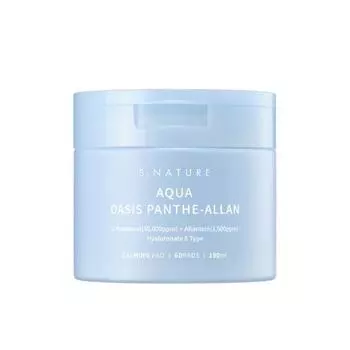 [S.NATURE] Aqua Oasis Panthe-Allan Успокаивающие пэды 60 шт.