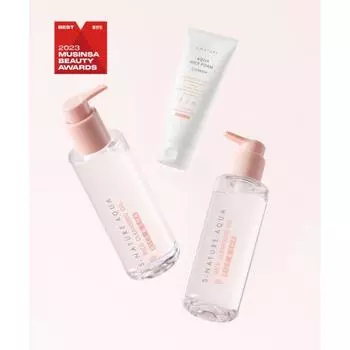 S.nature Aqua Rice Очищающее масло 200 мл 2 шт + Aqua Rice Очищающая пенка с низкой кислотностью 80 мл NONE