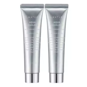 S-Nature Aqua Squalane Moisture Cream 60ml 2 Deep Hydrating & Nourishing Face Cream Lightweight K-Beauty Daily Moisturizer 60ml Double Set