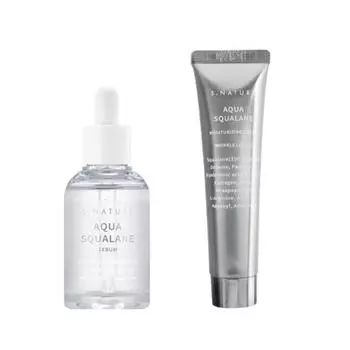 S.NATURE Aqua Squalane Serum & Cream Set 2items