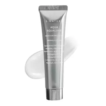 S.NATURE Aqua Squalane Увлажняющий крем 2.7 унции/ 80мл, корейская косметика, Kbeauty, пробник