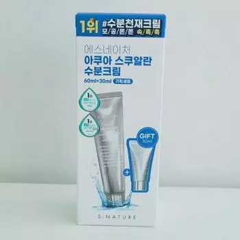 S.NATURE Aqua Squalane увлажняющий крем 60мл+30мл, 60мл, 1 шт.