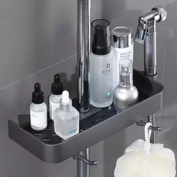 с небольшим крючком полка для душа настенный поддон для душа для ванной корзина для ванной белый