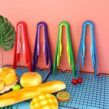 с нескользящей ручкой, пищевой салат, термостойкий многоразовый хлеб, торт, еда синий