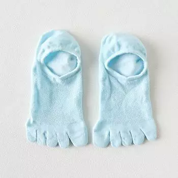 с! Носки с пятью пальцами мужские женские носки-тапочки с пальцами сетчатые полые носки-невидимки влагоотводящие носки-лодочки короткие носки до щиколотки One Size