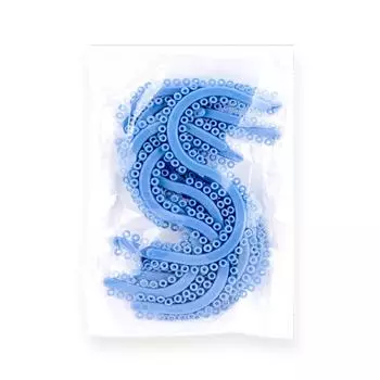 S-образная разделительная лигатура для полости рта, эластичные разделители, круговое резиновое кольцо, 10 палочек, синие