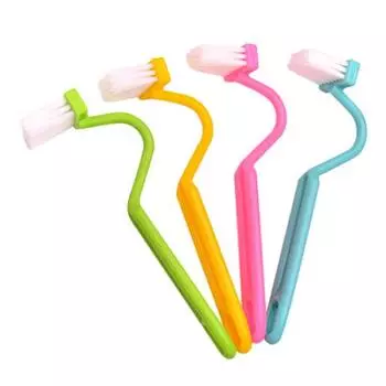 S-образная щетка для туалета, изогнутая сбоку, для чистки домашнего туалета, ручной инструмент One Size