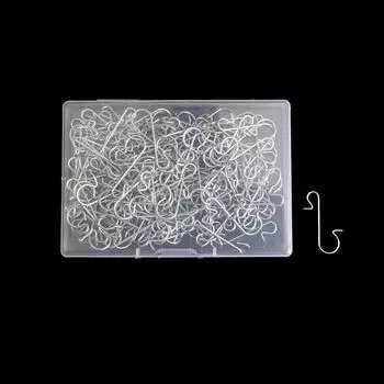 S-образные металлические крючки, спиральная вешалка для украшения рождественской елки