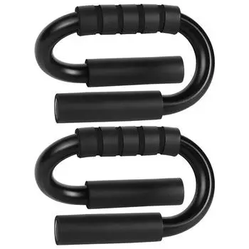 S-образный брус для отжиманий с ручками из пеноматериала, противоскользящее оборудование для домашнего фитнеса и тренировок груди