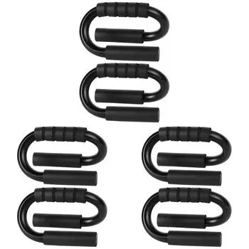 S-образный брус для отжиманий с ручками из пеноматериала, противоскользящее оборудование для домашнего фитнеса и тренировок груди