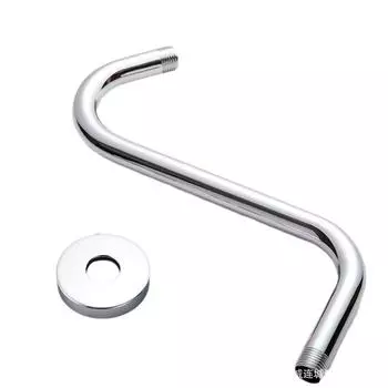 S-образный высокий гусак для душа с стандартным 1/2-дюймовым соединением Простая установка для ванной комнаты