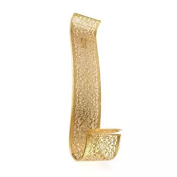 S-образный железный настенный подсвечник Iron Art настенный подсвечник с европейским рисунком подсвечник золотой