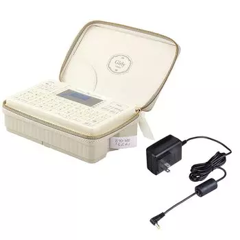 с оригинальным AC KING JIM Label Writer Tepla PRO Cream AC адаптер [комплект адаптера] SR-GL2 + (AC0615J)