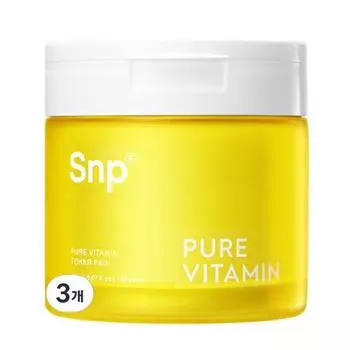 S&P Pure Vitamin Toner Pads 150 мл, 60 листов, 3 шт.