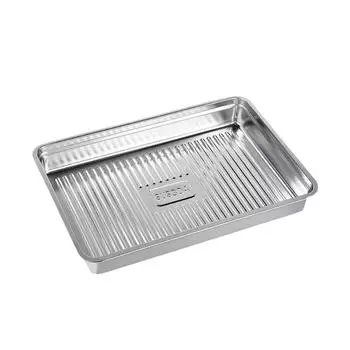 с пластиковой крышкой контейнер для сохранения свежести из нержавеющей стали контейнер для пельменей поднос для приготовления еды холодильник No Lid