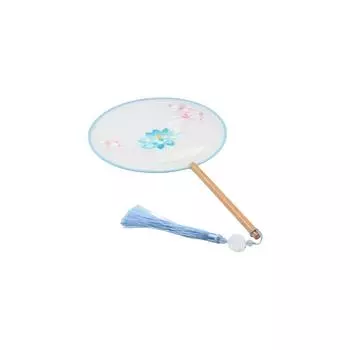 с подвеской в китайском стиле веер ручной шелковый веер винтажный вышитый веер реквизит для фотосъемки 1