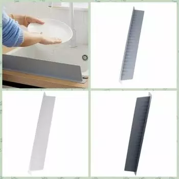 С присоской для раковины, защита от брызг, защита от брызг, защита от воды, силиконовая защита от брызг, кухонная раковина белый