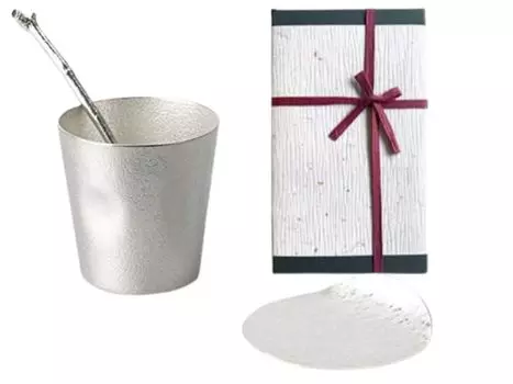 с японским подарочным стаканом-мешалкой Nousaku Satisfying [Упакованная бумага] (НАДЖИМИ Судзумару)