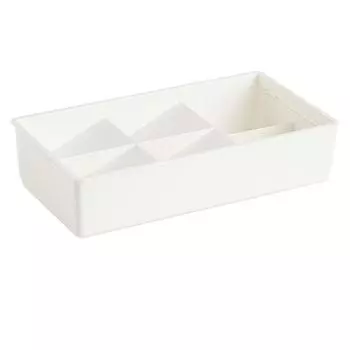 с Разделительной Доской Ящик для Хранения Пластиковый Контейнер для Посуды Хранение Посуды 1pc