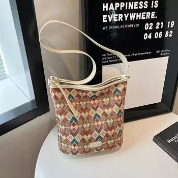 С различными цветами классических матерчатых сумок, классический стиль для удобного ношения, подходит для разных женщин в повседневной жизни