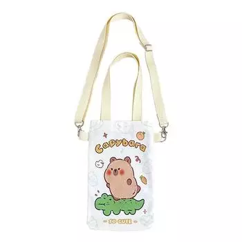 с ремешком Capybara сумка для бутылки с водой чашка изолированный защитный чехол сумки для мобильных телефонов Crocodile Capybara