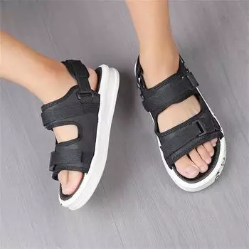 С ремешком для открытия летние домашние тапочки сандалии обувь для мужчин большие размеры кроссовки спортивные топ класса Tines Luxus бег 36