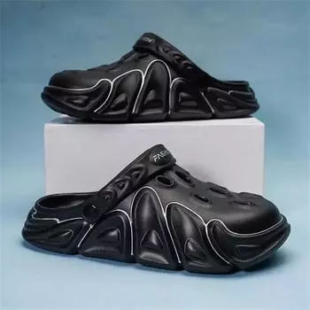 С ремешком Номер 41 Мужские сандалии Тапочки Спортивные теннисные мужские туфли Резиновые сандалии Мужские кроссовки Hyperbeast Temis Casuall 40