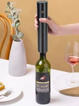 С резаком для фольги Автоматическая электрическая открывалка для бутылок вина Электрическая легкая открывалка для бутылок красного вина Кухонные принадлежности Гаджеты Открывалка золотой