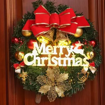 С Рождеством буквы украшения рождественские светодиодные фонари Рождественская елка подвеска буквы вечеринка для рождественской вечеринки белый