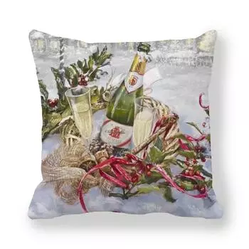 С Рождеством Happy Santa Santa почтовый ящик для спальни, гостиной, ресторана, дивана, рождественское украшение, наволочка 40x40cm