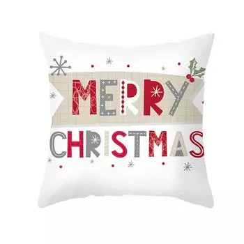 С Рождеством наволочка для дома, гостиной, дивана, спинки, постельное белье 45*45 cm