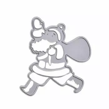 С Рождеством Санта-Клаус, вырубные штампы, металлический трафарет, сделай сам, скрапбукинг, альбом, тиснение бумажной карты, ремесло, высечка, подарок