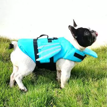 С ручкой Аксессуары для щенков Спасательный жилет для собак Жилет для собак Плавающий купальник для собак Водный жилет для собак XL