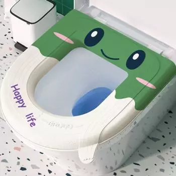 С ручкой подушка для сиденья унитаза универсальный коврик для унитаза моющийся чехол для сиденья унитаза из ЭВА синий