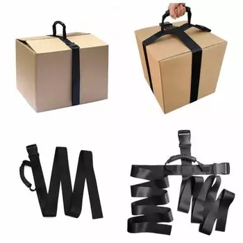 С ручкой, ручной ремень для багажа, регулируемый ремень для упаковки коробок, ремень для чемодана на колесах, для использования на открытом воздухе Style B