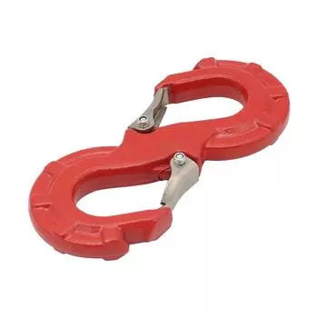 S-shaped Winch Quick Hook Towing Hook Red For Car SUV Off-Road Emergency Rescue