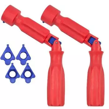 С шарнирным ключом для ремонта сиденья унитаза 10/13/17 мм, гаечный ключ для разборки крышки унитаза красный