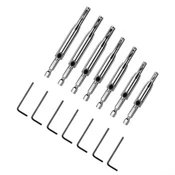 С шестигранным ключом, шарнирным сверлом, сверлом, электроинструментами