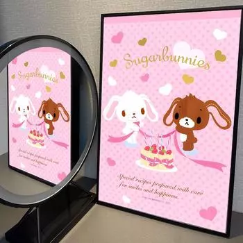 S_sugarbunnies Аниме Каваи Аниме Плакат Необычная Наклейка На Стену Для Гостиной Бар Искусство Наклейки На Стену Кабинет Домашний Декор 21cm30cm NoFrame