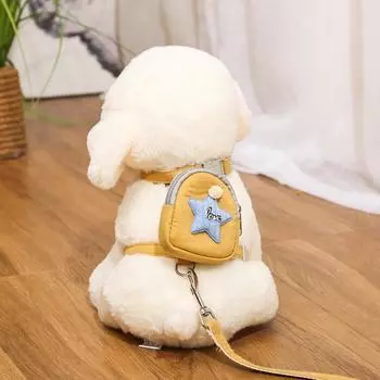 с сумками, съемный, предотвращающий разрыв, нагрудный ремень для собак, ошейник для кошек, поводок для собак, поводок для собак L серый