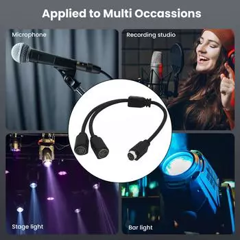 S-Video 4-контактный мини-DIN Y-разветвитель с разъемами Кабель S-Video 1 штекер на 2 гнезда Din-разветвитель Y-кабель для телевизоров