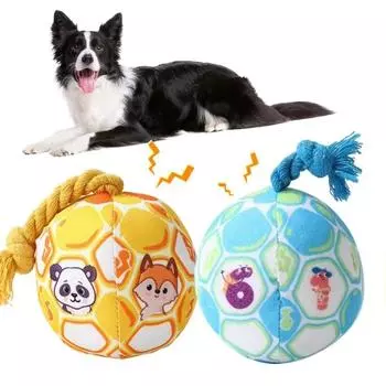 с веревочным узлом, плюшевая игрушка для домашних животных, звуковая игрушка, наполнитель из полипропилена и хлопка, собачий диск, мяч, игрушка для собак, мяч, решающий скуку